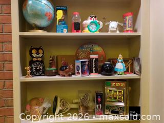 MaxSold Auction: Collectibles: Novelty Clocks, Bobblehead, Tootsie Bank, and more - Belmont (Massachusetts, USA) PARTNER MANAGED Estate Sale Online Auction - Saint James Court