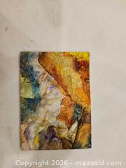 MaxSold Auction: Karen Adell "Comfort Zone" 2011 Mixed Media Miniature on Wood - Toronto (Ontario, Canada) SELLER MANAGED Downsizing Online Auction - Fisherville Road