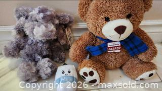 MaxSold Auction: Lot of 3 Ganz & Scrunchums Stuffed Animals, Small & Medium - Toronto (Ontario, Canada) SELLER MANAGED Downsizing Online Auction - Fisherville Road