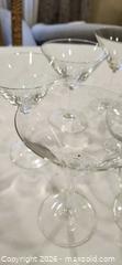 MaxSold Auction: Lot of 7 Clear Glass Martini & Brandy/Cognac Glasses - Toronto (Ontario, Canada) SELLER MANAGED Downsizing Online Auction - Fisherville Road