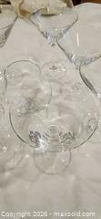 MaxSold Auction: Lot of 7 Clear Glass Martini & Brandy/Cognac Glasses - Toronto (Ontario, Canada) SELLER MANAGED Downsizing Online Auction - Fisherville Road