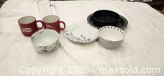 MaxSold Auction: Mixed Kitchenware Lot: Mugs, Bowls, Plates, Pitcher & Bakeware - Toronto (Ontario, Canada) SELLER MANAGED Downsizing Online Auction - Fisherville Road