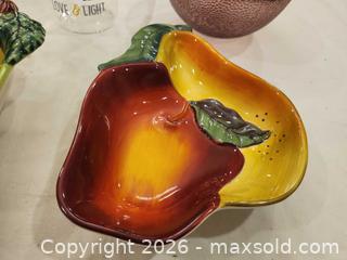 MaxSold Auction: Multi-Color Ceramic Decorative & Serving Bowl, Made in Portugal - Toronto (Ontario, Canada) SELLER MANAGED Downsizing Online Auction - Fisherville Road