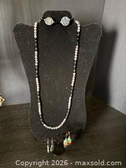 MaxSold Auction: Costume Black Necklaces - Houston (Texas, USA) SELLER MANAGED Downsizing Online Auction - Hiram Clark (STORAGE)