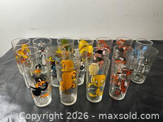MaxSold Auction: Pepsi Collector Series Looney Tunes Pint Glasses — Lot of 17 - Grand Blanc Township (Michigan, USA) SELLER MANAGED Downsizing Online Auction - E Baldwin Road (STORAGE)