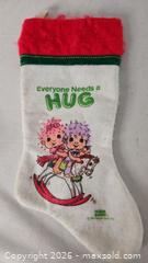 MaxSold Auction: Vrg 1980s Hugga Bunch Xmas Stocking - Riverview (Florida, USA) SELLER MANAGED Downsizing Online Auction -  Holly Heath Drive