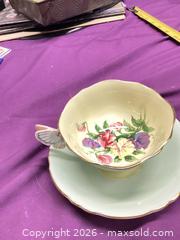 MaxSold Auction: Paragon Porcelain Teacup & Saucer with Butterfly Handle - Ottawa (Ontario, Canada) SELLER MANAGED Downsizing Online Auction - Birchfield