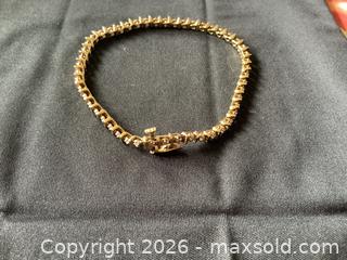MaxSold Auction: 10K Solid Gold Diamond Bracelet, Approximately 7 inches - Toronto (Ontario, Canada) PARTNER MANAGED Downsizing Online Auction - Norris Place