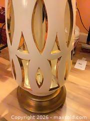MaxSold Auction: Don Loper Mid-Century White Ceramic Table Lamp with Shade - Pasadena (California, USA) PARTNER MANAGED Estate Sale Online Auction - N. Pasadena Avenue