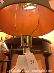 MaxSold Auction: Don Loper Mid-Century White Ceramic Table Lamp with Shade - Pasadena (California, USA) PARTNER MANAGED Estate Sale Online Auction - N. Pasadena Avenue
