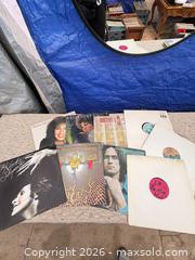 MaxSold Auction: Lot of 12" LP Vinyl Records with Wood Crate - Pasadena (California, USA) PARTNER MANAGED Estate Sale Online Auction - N. Pasadena Avenue