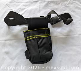 MaxSold Auction: Black Nylon/Polyester Tool Pouch with Buckle & Removable Strap - Bradford West Gwillimbury (Ontario, Canada) PARTNER MANAGED Downsizing Online Auction - Downy Emerald Drive