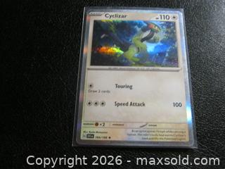 MaxSold Auction: Cyclizar 164/198 Holo Rare Scarlet & Violet - Bradford West Gwillimbury (Ontario, Canada) PARTNER MANAGED Downsizing Online Auction - Downy Emerald Drive
