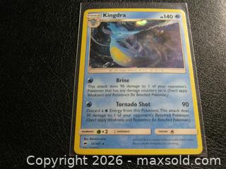 MaxSold Auction: Kingdra 31/147 Holo Burning Shadows Pokemon Holo  - Bradford West Gwillimbury (Ontario, Canada) PARTNER MANAGED Downsizing Online Auction - Downy Emerald Drive