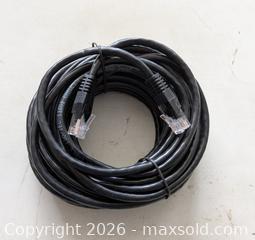 MaxSold Auction: NXT Technologies Cat6 Ethernet Cable 25 ft RJ45 Black - Bradford West Gwillimbury (Ontario, Canada) PARTNER MANAGED Downsizing Online Auction - Downy Emerald Drive