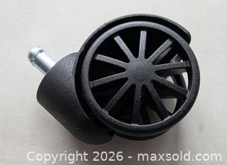 MaxSold Auction: Set of 5 Black Twin-Wheel Office Chair Casters (Metal Stem) - Bradford West Gwillimbury (Ontario, Canada) PARTNER MANAGED Downsizing Online Auction - Downy Emerald Drive