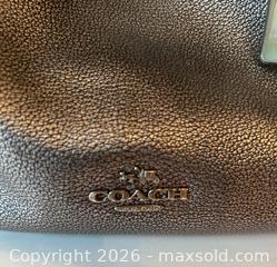 MaxSold Auction: Coach Large Metallic Silver Pebbled Leather Hobo Tote - Toronto (Ontario, Canada) SELLER MANAGED Moving Online Auction - Herne Hill