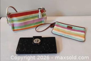 MaxSold Auction: Coach Lot: Small Shoulder Bag, Wristlet & Wallet - Toronto (Ontario, Canada) SELLER MANAGED Moving Online Auction - Herne Hill
