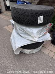MaxSold Auction: Nokian Hakkapeliitta R5 SUV Winter Tires (4) – 235/60R18 107R XL - Toronto (Ontario, Canada) SELLER MANAGED Moving Online Auction - Herne Hill