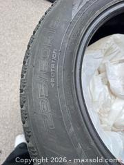 MaxSold Auction: Nokian Hakkapeliitta R5 SUV Winter Tires (4) – 235/60R18 107R XL - Toronto (Ontario, Canada) SELLER MANAGED Moving Online Auction - Herne Hill