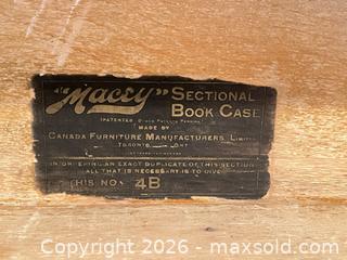 MaxSold Auction: Macey Oak 3-Section Stacking Barrister Bookcase - Surrey (British Columbia, Canada) SELLER MANAGED Estate Sale Online Auction -  121 Street