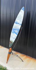 MaxSold Auction: Mid Century Modern Surfboard Cheval Mirror on Iron Stand c.1960s - Hamilton (Ontario, Canada) SELLER MANAGED Estate Sale Online Auction - Gertrude Street