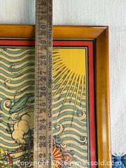 MaxSold Auction: Vintage Framed Pictorial Map of Ceylon - Hamilton (Ontario, Canada) SELLER MANAGED Estate Sale Online Auction - Gertrude Street