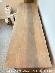 MaxSold Auction: Custom made solid maple and pickled oak Modern/Transitional Credenza Dresser - Kawartha Lakes (Ontario, Canada) SELLER MANAGED Downsizing Online Auction - Albert Street South (CONDO)