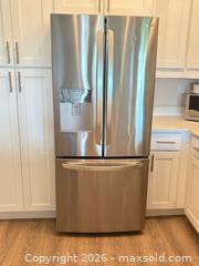 MaxSold Auction: In perfect condition.  LG French Door Refrigerator LRFWS2200S Stainless Steel with ice maker and water in door - Kawartha Lakes (Ontario, Canada) SELLER MANAGED Downsizing Online Auction - Albert Street South (CONDO)