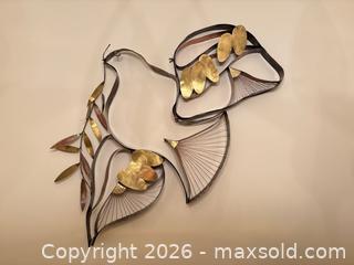 MaxSold Auction: Large Mid-Century Abstract Brass & Patinated Copper Wall Sculpture  - Kawartha Lakes (Ontario, Canada) SELLER MANAGED Downsizing Online Auction - Albert Street South (CONDO)