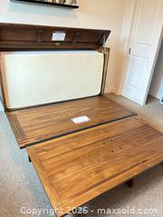 MaxSold Auction: Like new Queen Murphy Wall/Cabinet Bed - Medium Brown Walnut - Kawartha Lakes (Ontario, Canada) SELLER MANAGED Downsizing Online Auction - Albert Street South (CONDO)
