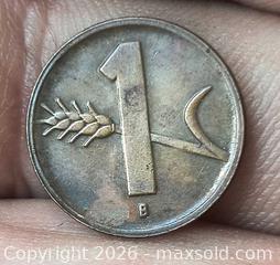 MaxSold Auction: Switzerland 1 Rappen 1948 Bronze Coin (Mint B) - South Frontenac (Ontario, Canada) SELLER MANAGED Downsizing Online Auction - Battersea Road