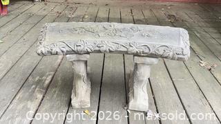 MaxSold Auction: 1999-2000 Stone Gryphon Concrete Garden Bench lot 109 - South Dundas (Ontario, Canada) SELLER MANAGED Estate Sale Online Auction - Main Street