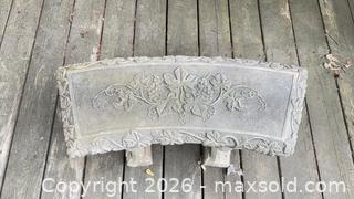 MaxSold Auction: 1999-2000 Stone Gryphon Concrete Garden Bench lot 109 - South Dundas (Ontario, Canada) SELLER MANAGED Estate Sale Online Auction - Main Street