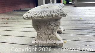 MaxSold Auction: 1999-2000 Stone Gryphon Concrete Garden Bench lot 109 - South Dundas (Ontario, Canada) SELLER MANAGED Estate Sale Online Auction - Main Street