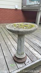 MaxSold Auction: Garden Pedestal with Hoof Impression lot 107 - South Dundas (Ontario, Canada) SELLER MANAGED Estate Sale Online Auction - Main Street
