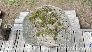 MaxSold Auction: Garden Pedestal with Hoof Impression lot 107 - South Dundas (Ontario, Canada) SELLER MANAGED Estate Sale Online Auction - Main Street