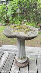 MaxSold Auction: Garden Pedestal with Hoof Impression lot 107 - South Dundas (Ontario, Canada) SELLER MANAGED Estate Sale Online Auction - Main Street