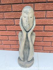 MaxSold Auction: Garden statue head in hands  - South Dundas (Ontario, Canada) SELLER MANAGED Estate Sale Online Auction - Main Street
