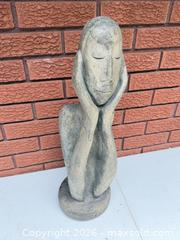 MaxSold Auction: Garden statue head in hands  - South Dundas (Ontario, Canada) SELLER MANAGED Estate Sale Online Auction - Main Street