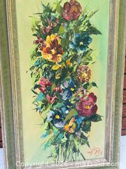 MaxSold Auction: H. Pics, Botanical Oil painting on canvas framed  - South Dundas (Ontario, Canada) SELLER MANAGED Estate Sale Online Auction - Main Street