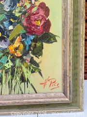 MaxSold Auction: H. Pics, Botanical Oil painting on canvas framed  - South Dundas (Ontario, Canada) SELLER MANAGED Estate Sale Online Auction - Main Street