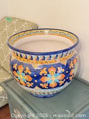 MaxSold Auction: Huge Italian art pottery planter  - South Dundas (Ontario, Canada) SELLER MANAGED Estate Sale Online Auction - Main Street