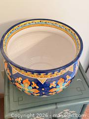 MaxSold Auction: Huge Italian art pottery planter  - South Dundas (Ontario, Canada) SELLER MANAGED Estate Sale Online Auction - Main Street