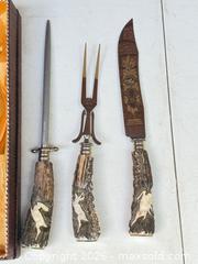 MaxSold Auction: Klaus Tragbar, Stainless-Forged Germany 3 Piece Carving Set Animal Profile - South Dundas (Ontario, Canada) SELLER MANAGED Estate Sale Online Auction - Main Street