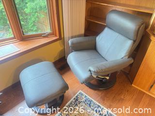 MaxSold Auction: Leather recliner with foot rest  - South Dundas (Ontario, Canada) SELLER MANAGED Estate Sale Online Auction - Main Street
