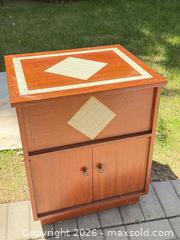 MaxSold Auction: MCM Teak and Tile Record Player Stand  - South Dundas (Ontario, Canada) SELLER MANAGED Estate Sale Online Auction - Main Street