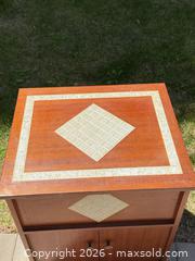 MaxSold Auction: MCM Teak and Tile Record Player Stand  - South Dundas (Ontario, Canada) SELLER MANAGED Estate Sale Online Auction - Main Street