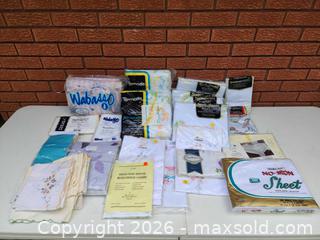 MaxSold Auction: New Vintage Bedclothes and Linens lot 212 - South Dundas (Ontario, Canada) SELLER MANAGED Estate Sale Online Auction - Main Street