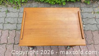 MaxSold Auction: Roxton Rolling Coffee Table lot 95 - South Dundas (Ontario, Canada) SELLER MANAGED Estate Sale Online Auction - Main Street